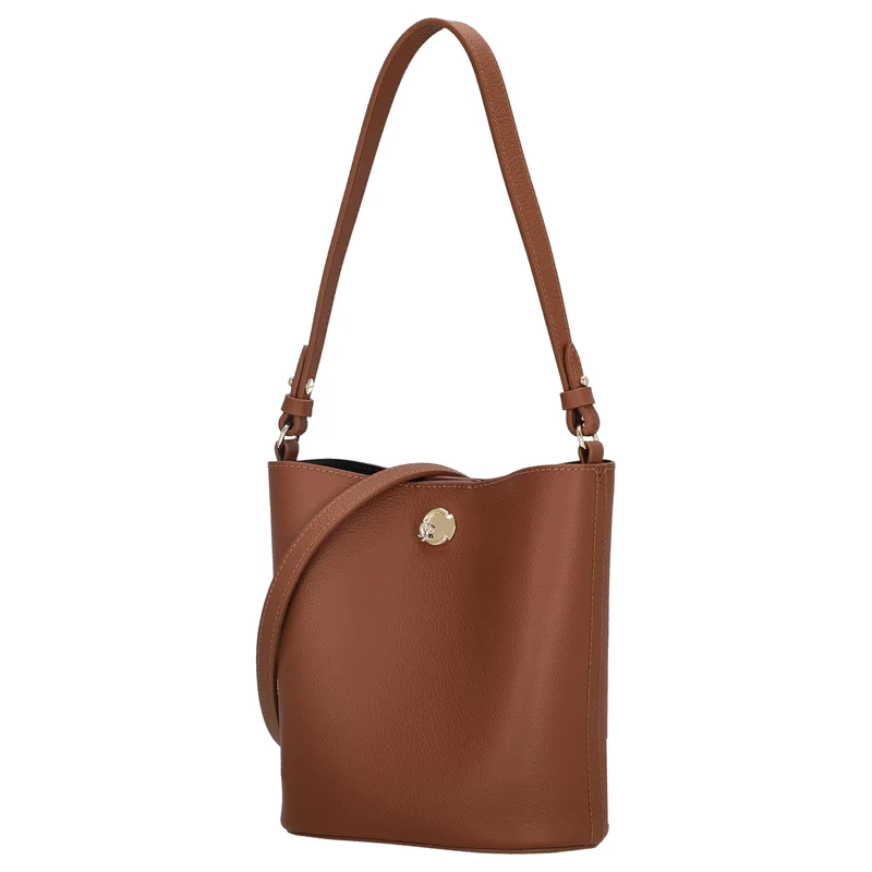 Coccinelle Nikla - Bolso de hombro 20 cm (cognac/noir)