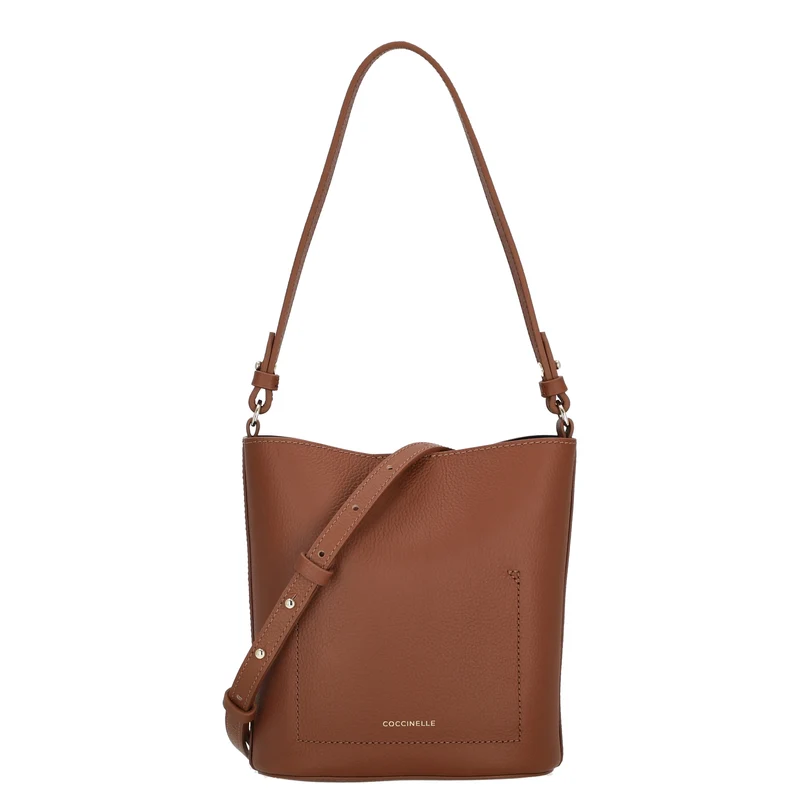 Coccinelle Nikla - Bolso de hombro 20 cm (cognac/noir)
