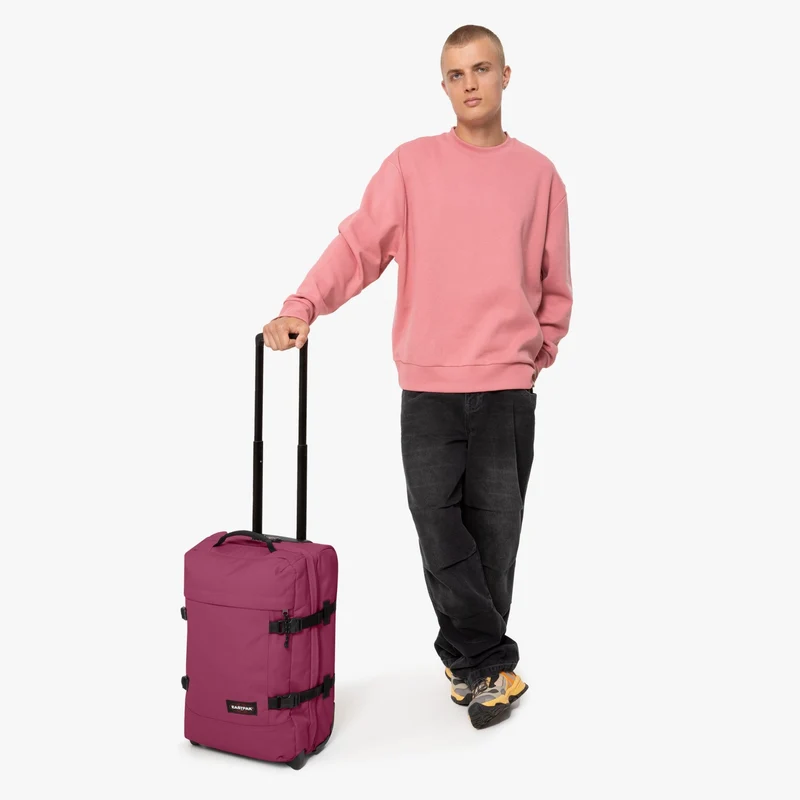 Eastpak Tranverz S 42 - Bolsa de viaje con ruedas 51 cm (wine burgundy)