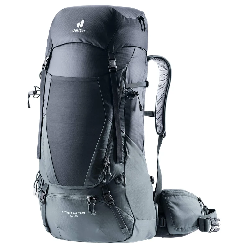 Deuter Futura Air Trek 50 + 10 - Mochila de trekking 75 cm expandible (black-graphite)