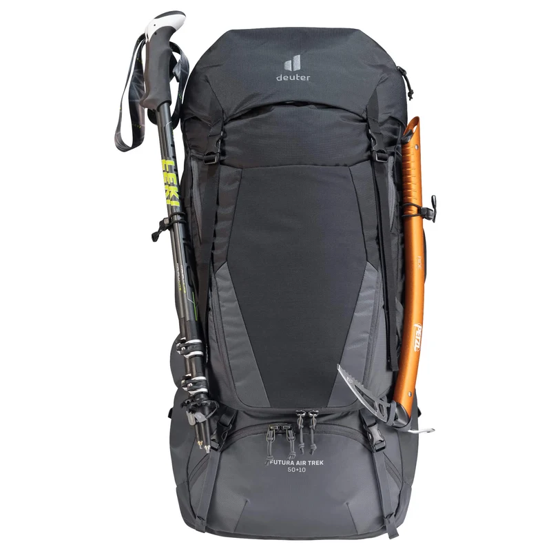 Deuter Futura Air Trek 50 + 10 - Mochila de trekking 75 cm expandible (black-graphite)