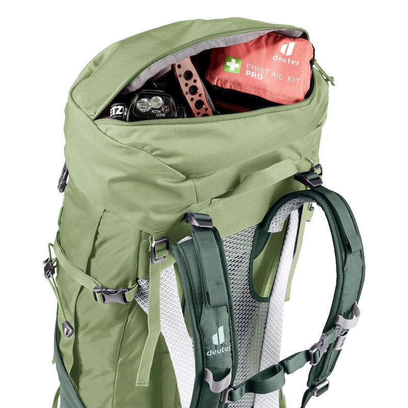 Deuter Futura Air Trek 45 + 10 SL - Mochila de trekking para mujer 72 cm (grove-ivy)