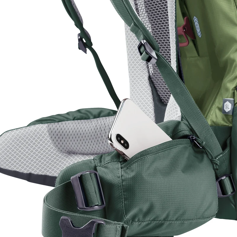 Deuter Futura Air Trek 45 + 10 SL - Mochila de trekking para mujer 72 cm (grove-ivy)