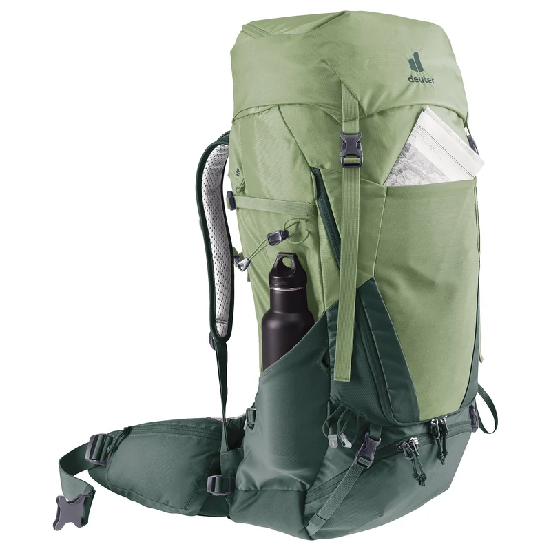 Deuter Futura Air Trek 45 + 10 SL - Mochila de trekking para mujer 72 cm (grove-ivy)