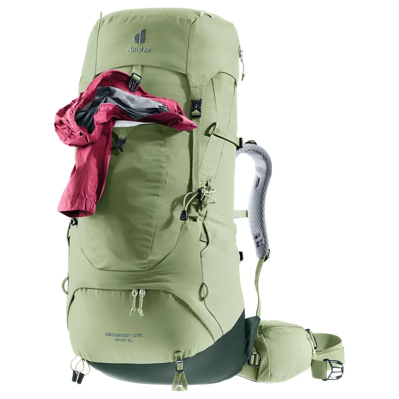 Deuter Aircontact Lite 45 + 10 SL - Mochila de trekking para mujer 73 cm (grove-ivy)