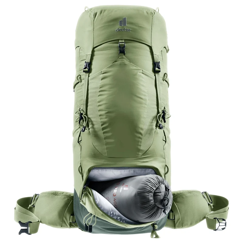 Deuter Aircontact Lite 45 + 10 SL - Mochila de trekking para mujer 73 cm (grove-ivy)