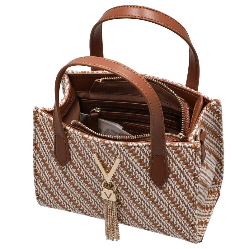 Valentino Bags Donna - Bolso de mano 20 cm (cuoio/multicolor)