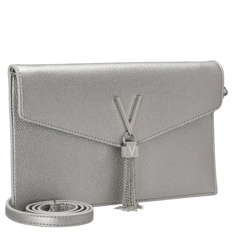 Valentino Bags Luxe - Bolso bandolera 27 cm (argento)