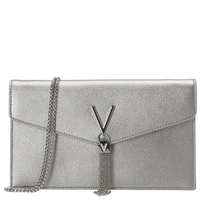 Valentino Bags Luxe - Bolso bandolera 27 cm (argento)