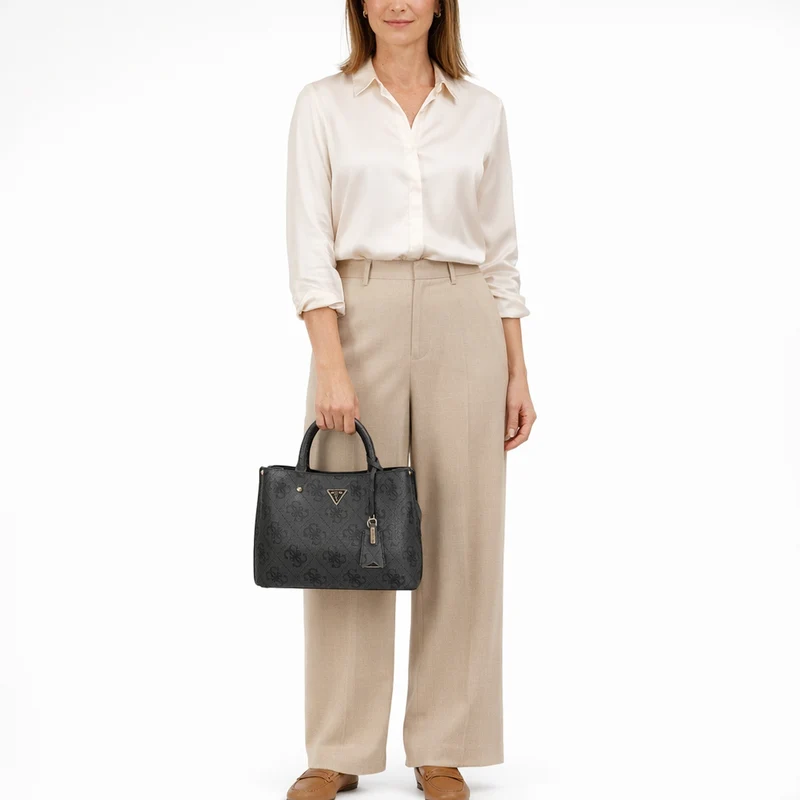 Guess Meridian ll - Bolso de mano (coal logo)