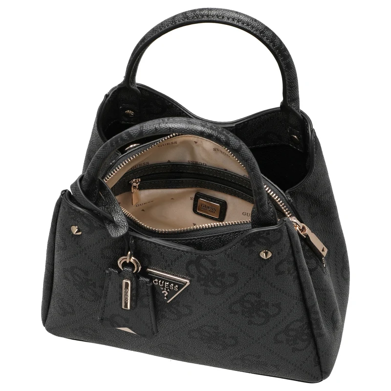 Guess Meridian ll - Bolso de mano 21 cm (coal logo)
