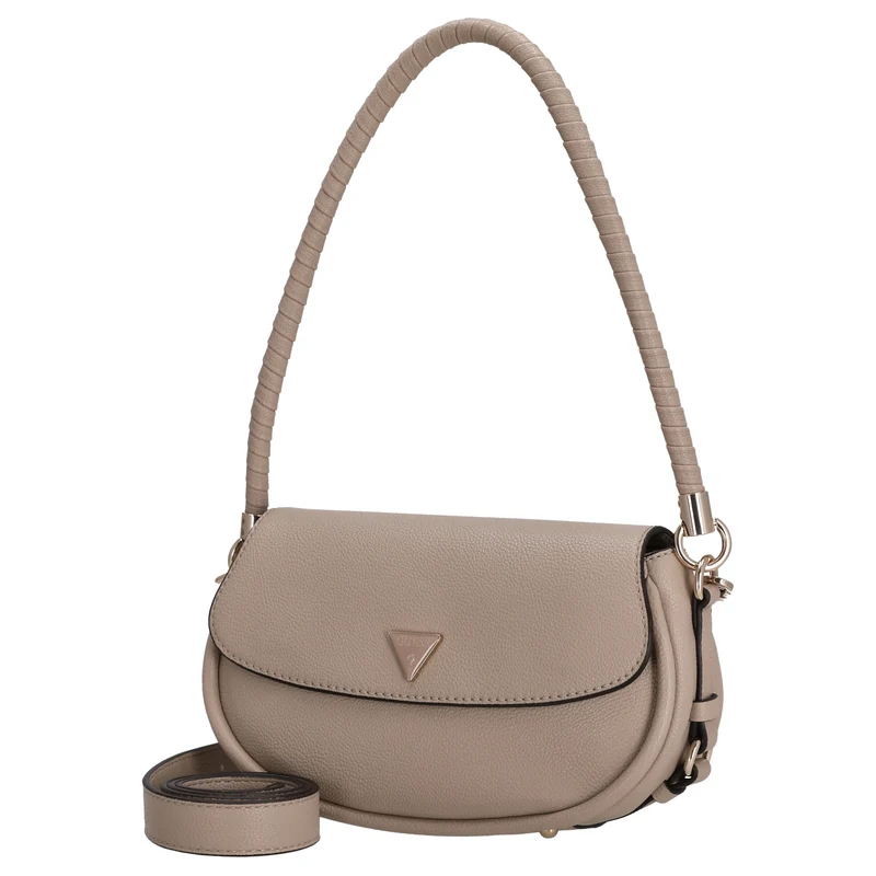 Guess Danya Flap - Bolso de hombro 25 cm (taupe)