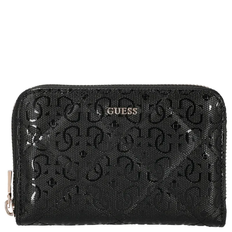 Guess Libby SLG Medium - Cartera 4cc 14 cm (black)