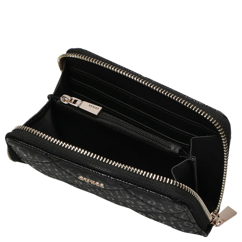 Guess Libby SLG Medium - Cartera 4cc 14 cm (black)