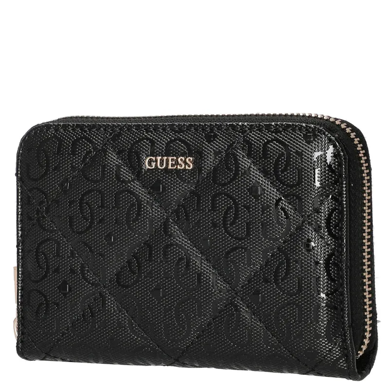 Guess Libby SLG Medium - Cartera 4cc 14 cm (black)