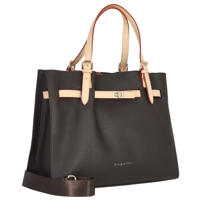 bugatti Ella - Bolso shopper L 37.5 cm (darkbrown)