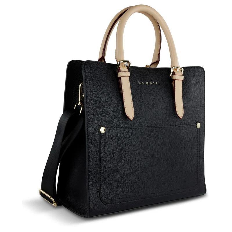bugatti Ella - Bolso de mano L 30 cm (black)