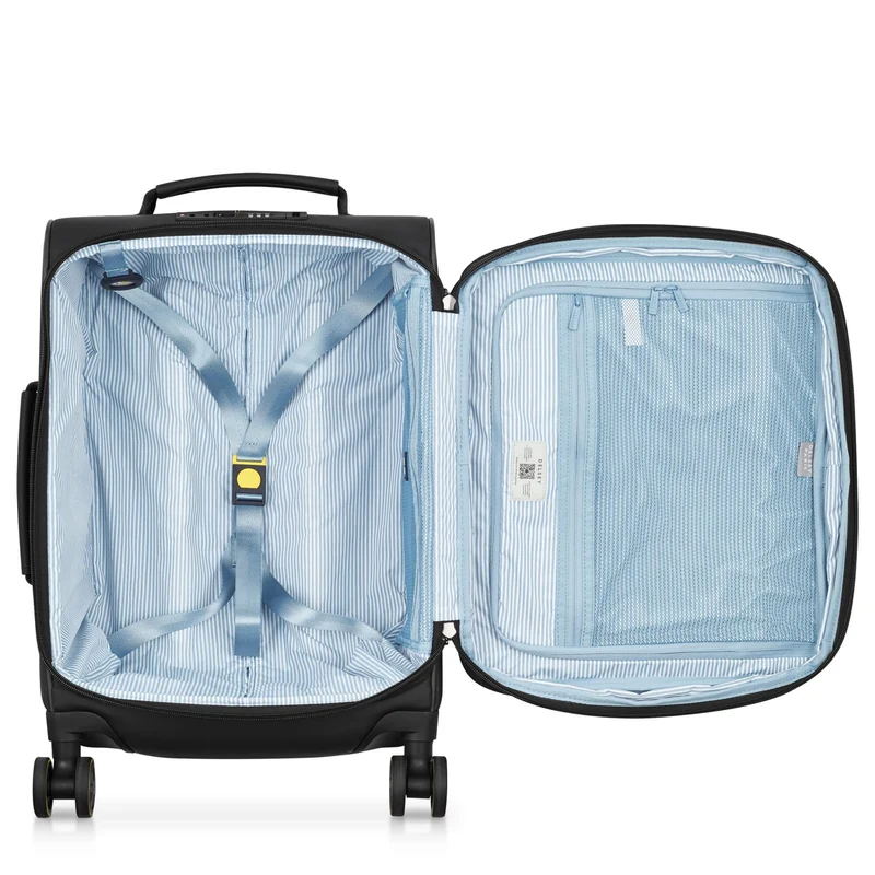 Delsey Paris Turenne Soft - Trolley de 4 ruedas 56 cm S expandible (schwarz)