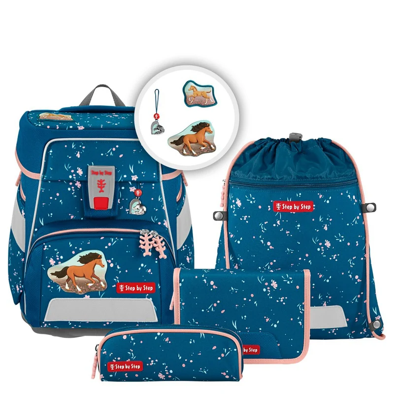 Step by Step Space - Mochila escolar Set 5tlg. (Wild Horse Ronja)