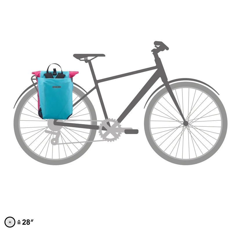 Ortlieb Vario Cyber 26 Hinterradtasche QL2.1 - Mochila 47 cm (blue cyber pink)