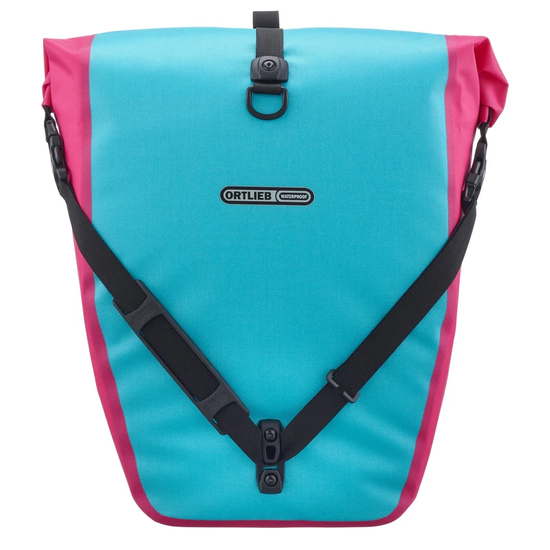 Ortlieb Back-Roller Cyber 20 QL 2.1 - Bolsa para rueda trasera 42 cm (blue cyber pink)