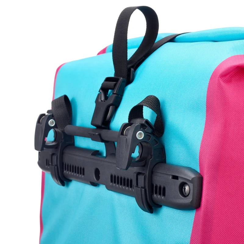 Ortlieb Back-Roller Cyber 20 QL 2.1 - Bolsa para rueda trasera 42 cm (blue cyber pink)