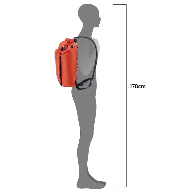 Ortlieb Vario Lite 22 Hinterradtasche - Mochila 49 cm (rooibos)