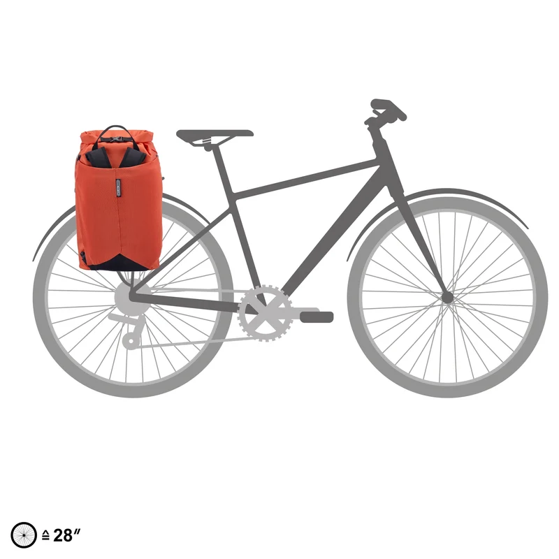 Ortlieb Vario Lite 22 Hinterradtasche - Mochila 49 cm (rooibos)