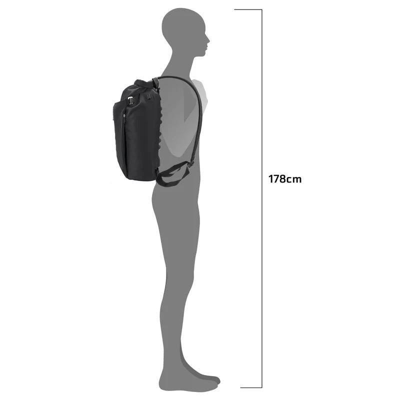 Ortlieb Vario Lite 22 Hinterradtasche - Mochila 49 cm (black)