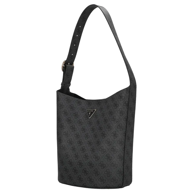Guess Meridian ll - Bolso de hombro 28 cm (coal logo)