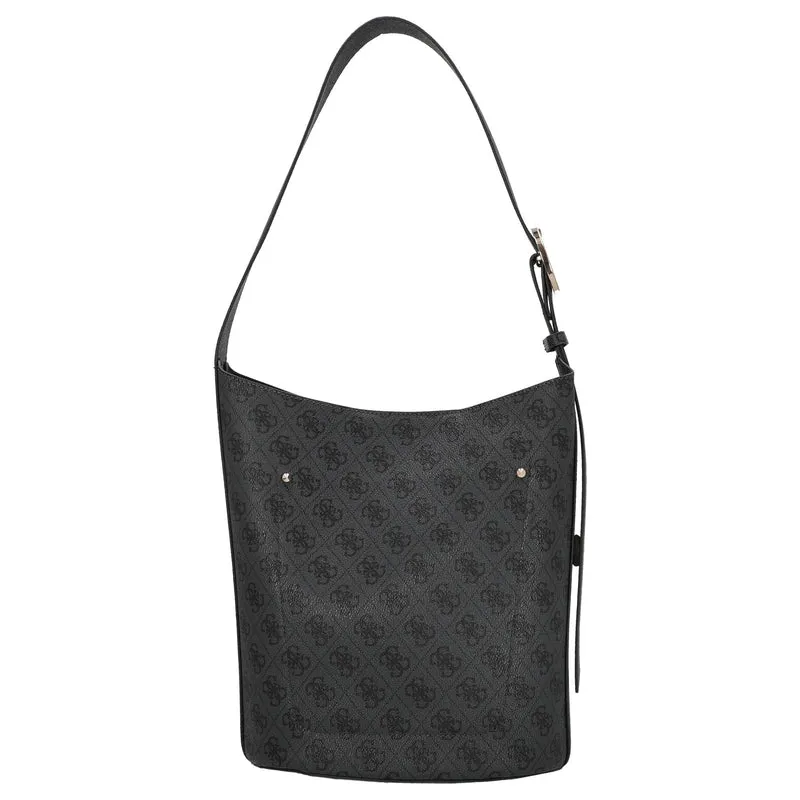Guess Meridian ll - Bolso de hombro 28 cm (coal logo)