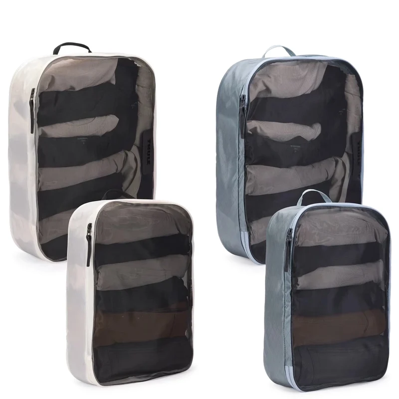 Thule Packing Cube Family - Bolsa de compresión 4 pzas. (pond gray/white, M,L)
