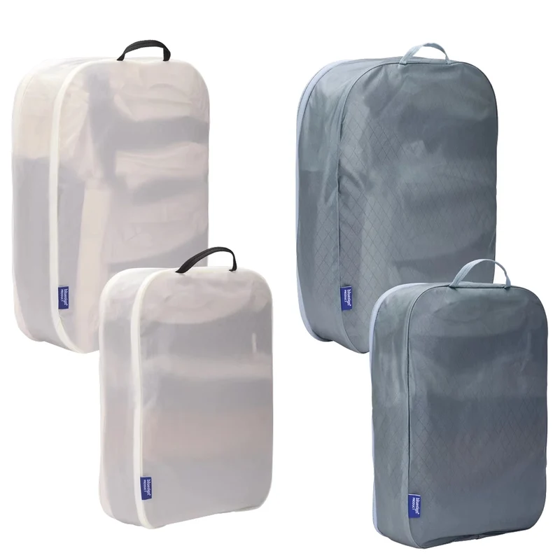 Thule Packing Cube Family - Bolsa de compresión 4 pzas. (pond gray/white, M,L)