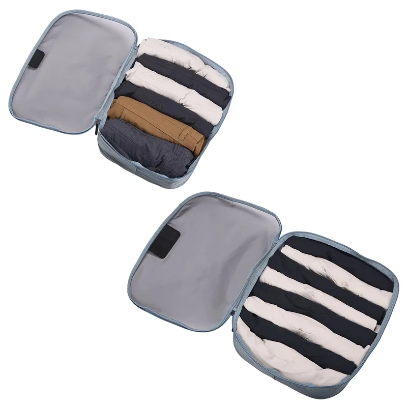 Thule Packing Cube Family - Bolsa de compresión 4 pzas. (pond gray/white, M,L)
