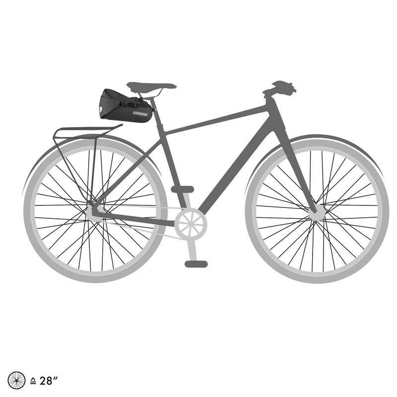 Ortlieb Saddle-Bag 4 - Alforja 28 cm (black matt)