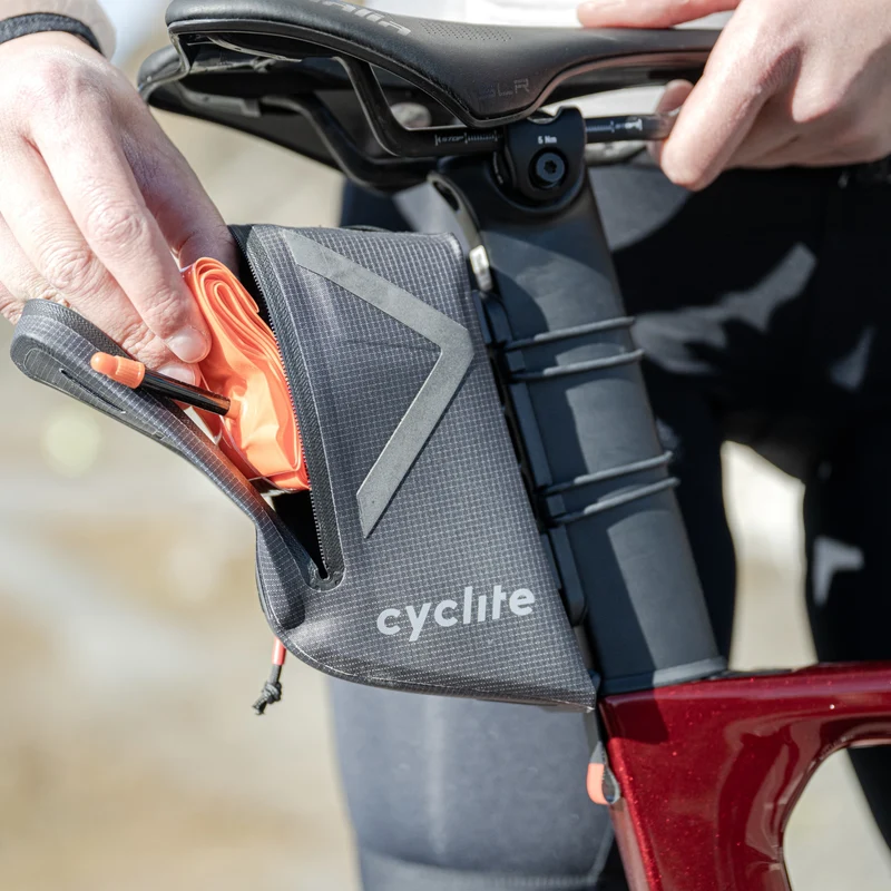 Cyclite Saddle Bag Nano / 01 - Bolsa de sillín (Bikepacking) 17.5 cm (black)