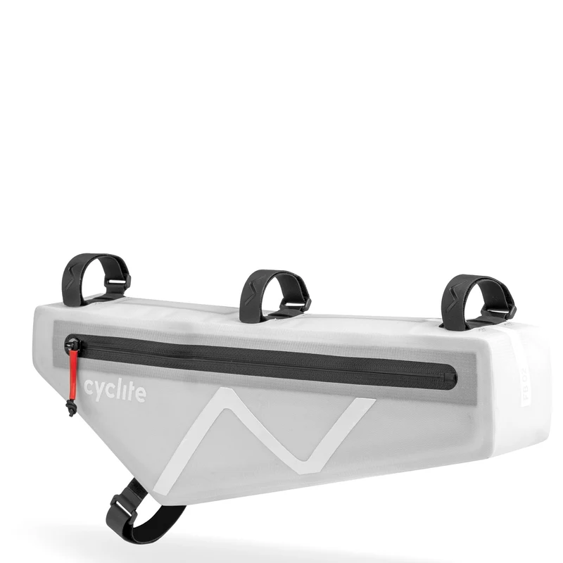 Cyclite Frame Bag / 02 - Bolsa de cuadro (Bikepacking) 38 cm (light grey)