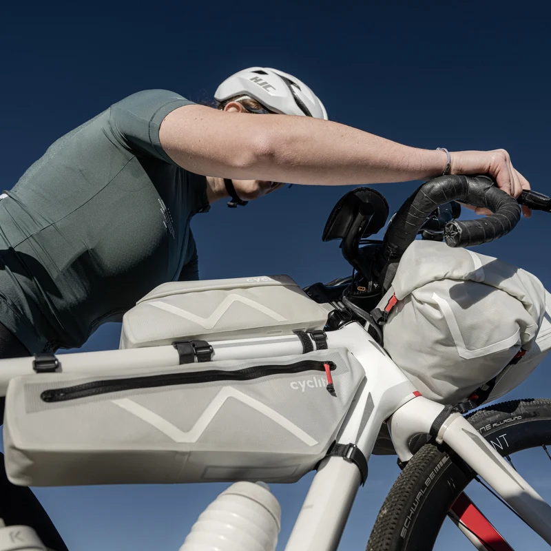 Cyclite Frame Bag / 02 - Bolsa de cuadro (Bikepacking) 38 cm (light grey)