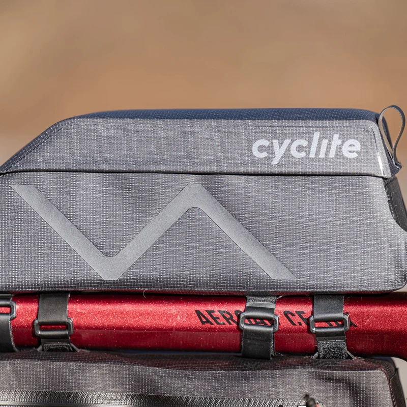 Cyclite Top Tube Bag / 03 - Bolsa de cuadro (Bikepacking) 25 cm (black)