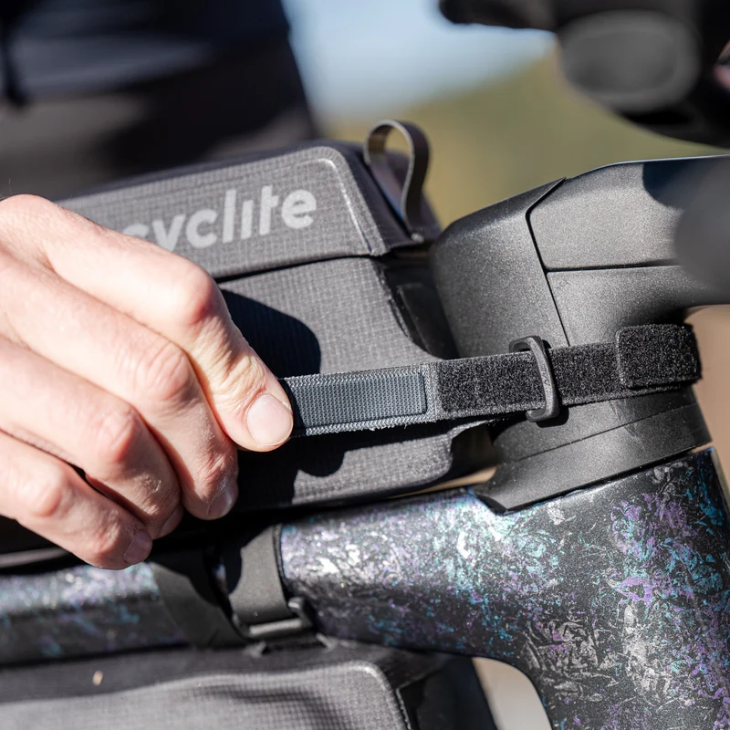 Cyclite Top Tube Bag / 03 - Bolsa de cuadro (Bikepacking) 25 cm (black)
