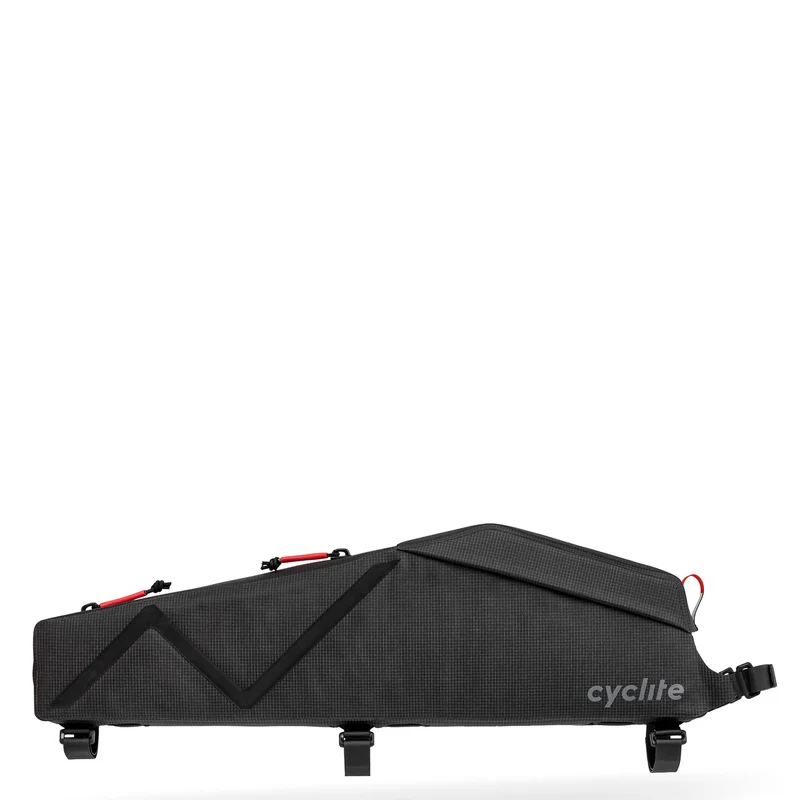 Cyclite Top Tube Bag Large / 02 - Bolsa de cuadro (Bikepacking) 42 cm (black)