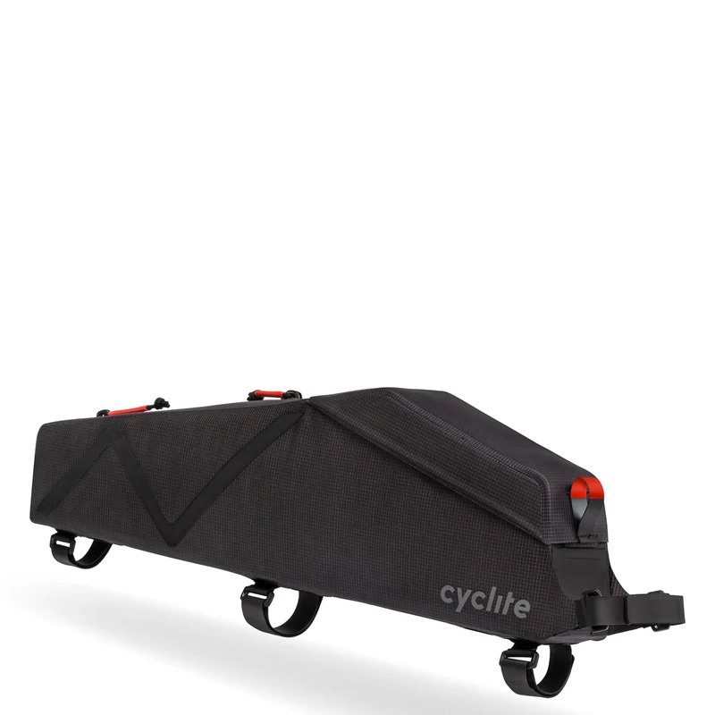 Cyclite Top Tube Bag Large / 02 - Bolsa de cuadro (Bikepacking) 42 cm (black)