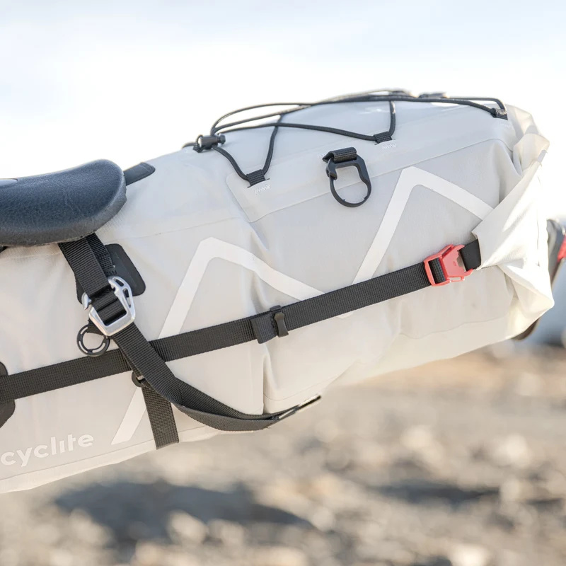 Cyclite Saddle Bag / 02 - Bolsa de sillín (Bikepacking) 52 cm (light grey)