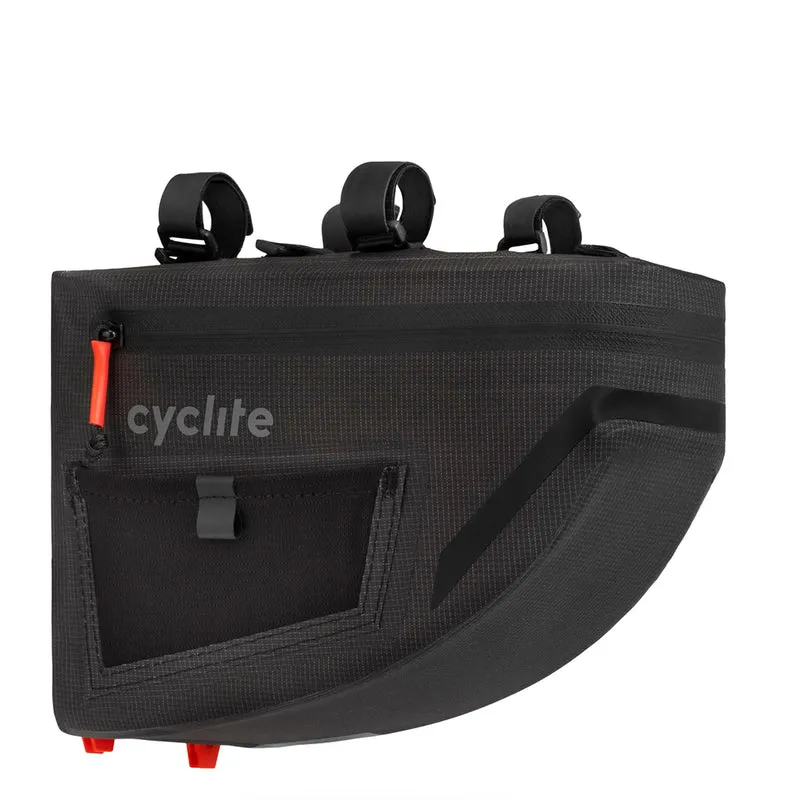 Cyclite Handle Bar Aero Bag / 02 - Bolsa de manillar (Bikepacking) 23 cm (black)