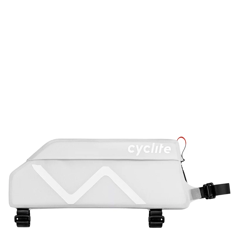 Cyclite Top Tube Bag / 03 - Bolsa de cuadro (Bikepacking) 25 cm (light grey)