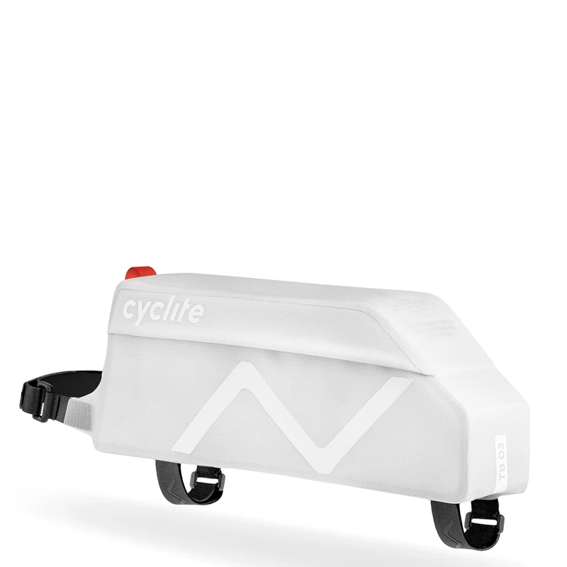 Cyclite Top Tube Bag / 03 - Bolsa de cuadro (Bikepacking) 25 cm (light grey)
