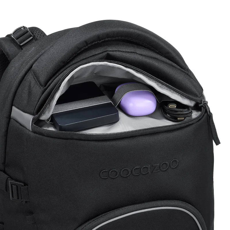 Coocazoo Byte - Mochila escolar 46 cm (Black Coal)