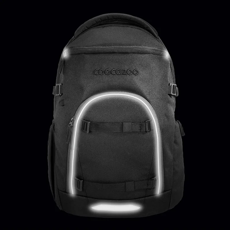 Coocazoo Byte - Mochila escolar 46 cm (Black Coal)