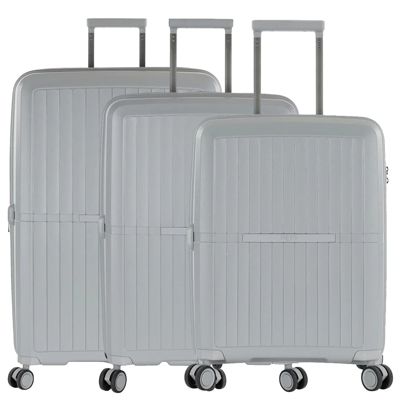 Heys AirLite - Set de trolley de 4 ruedas 3 piezas L/M/S expandible (grey)
