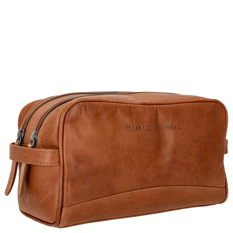 The Chesterfield Brand Stacey - Neceser de cuero 24 cm (cognac)